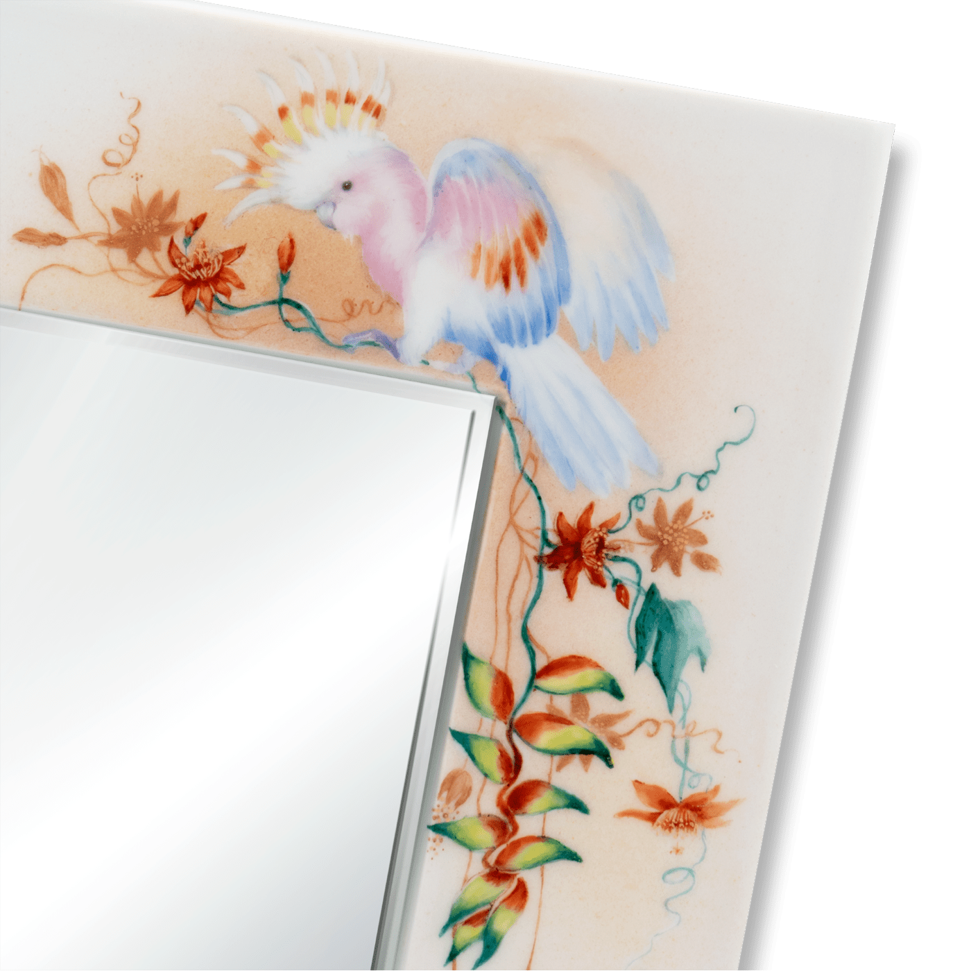 Spiegel, Motiv Sia, H 35 cm | Meissen Limitierte Meisterwerke 930b84 - 9ma02 - Meissen Weimar