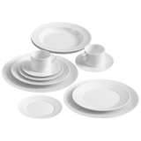 Starter-Set, 12-tlg., Wellenspiel Relief, Weiß | Meissen No.41 Wellenspiel Relief