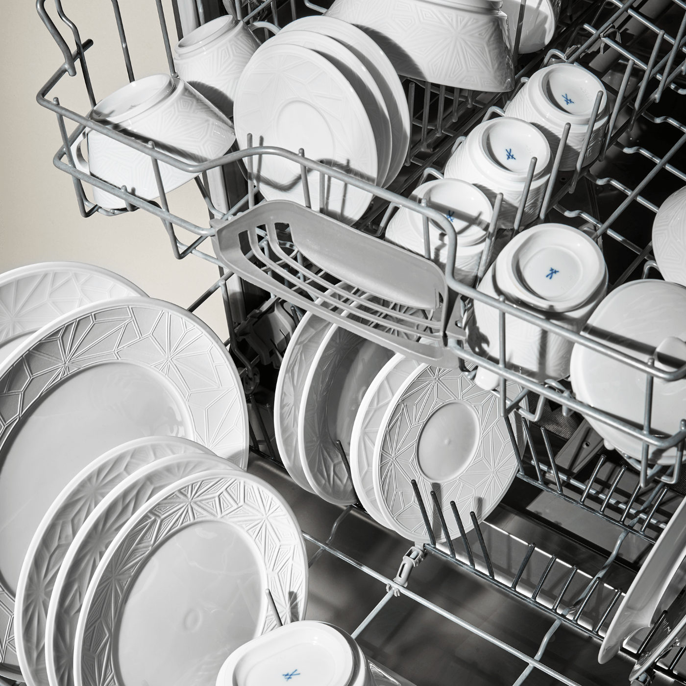 Starter - Set 14 - tlg., Weiß, für 2 Personen | Meissen Vitruv Graphic 000001 - c4506 - Meissen Weimar