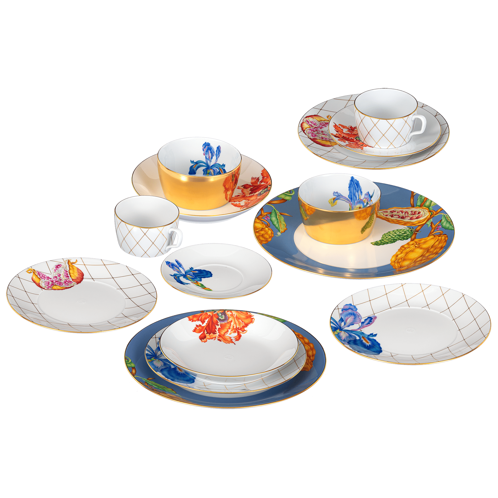 Starter - Set Cosmopolitan Sweet Exotics, 12 - Teilig | Meissen Cosmopolitan 20a126 - c3730 - Meissen Weimar