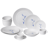 Starter-Set Geschirr 14-teilig, Blue Orchid, für 2 Personen | Meissen Cosmopolitan