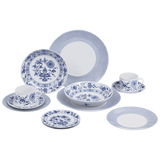 Starter-Set Geschirr, Zwiebelmuster & Mesh Blau, 12-tlg. | Meissen No.41 Zwiebelmuster