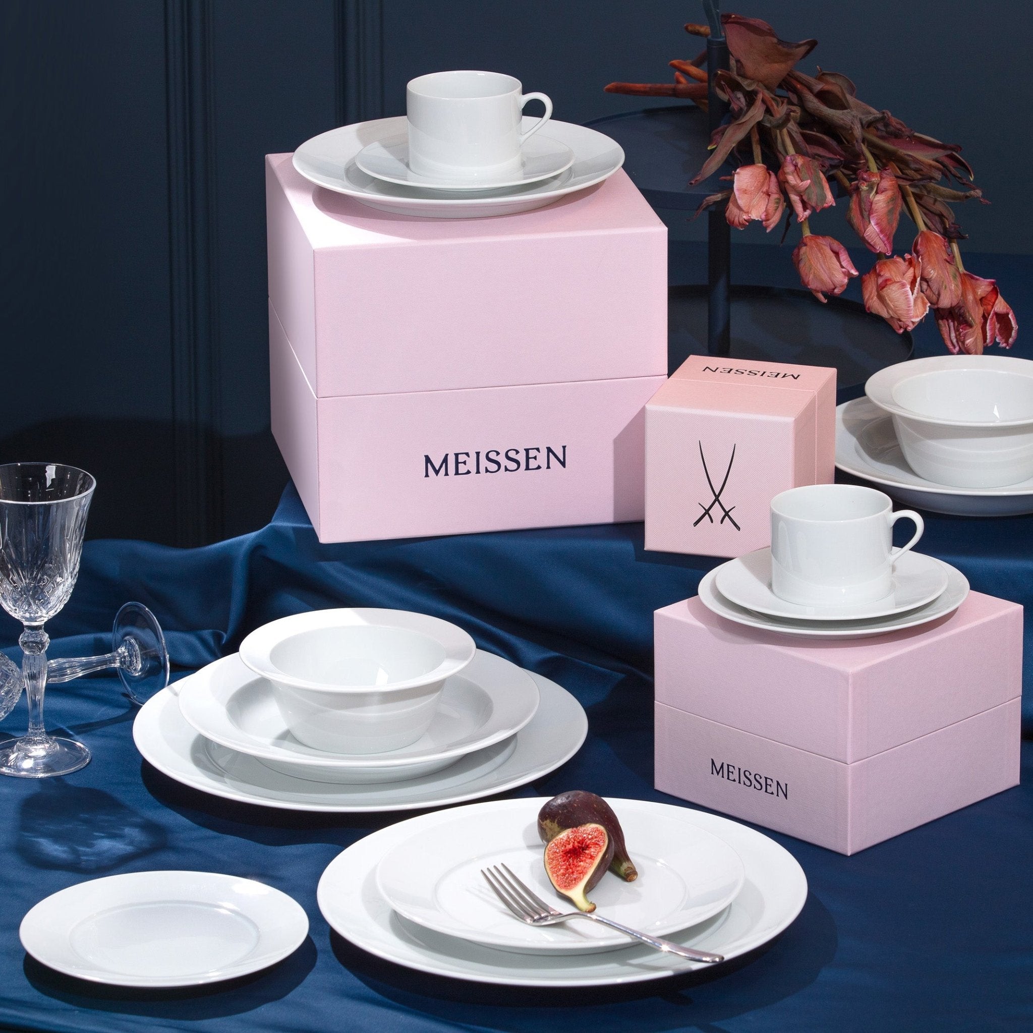 Starter - Set Geschirrset Weiß, 14 - teilig | Meissen No.41 Casa 000001 - c4139 - Meissen Weimar