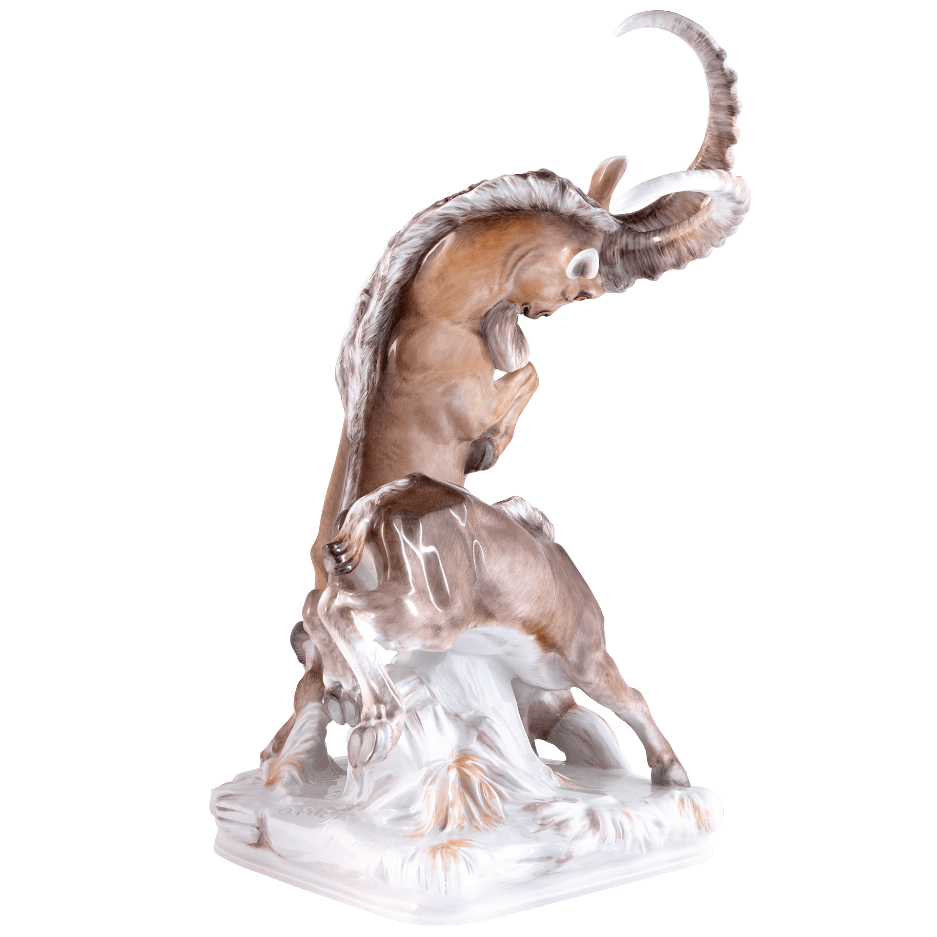 Steinböcke, Lim. 25, H 44 cm | Meissen Limitierte Meisterwerke 900184-78062 - Meissen Weimar