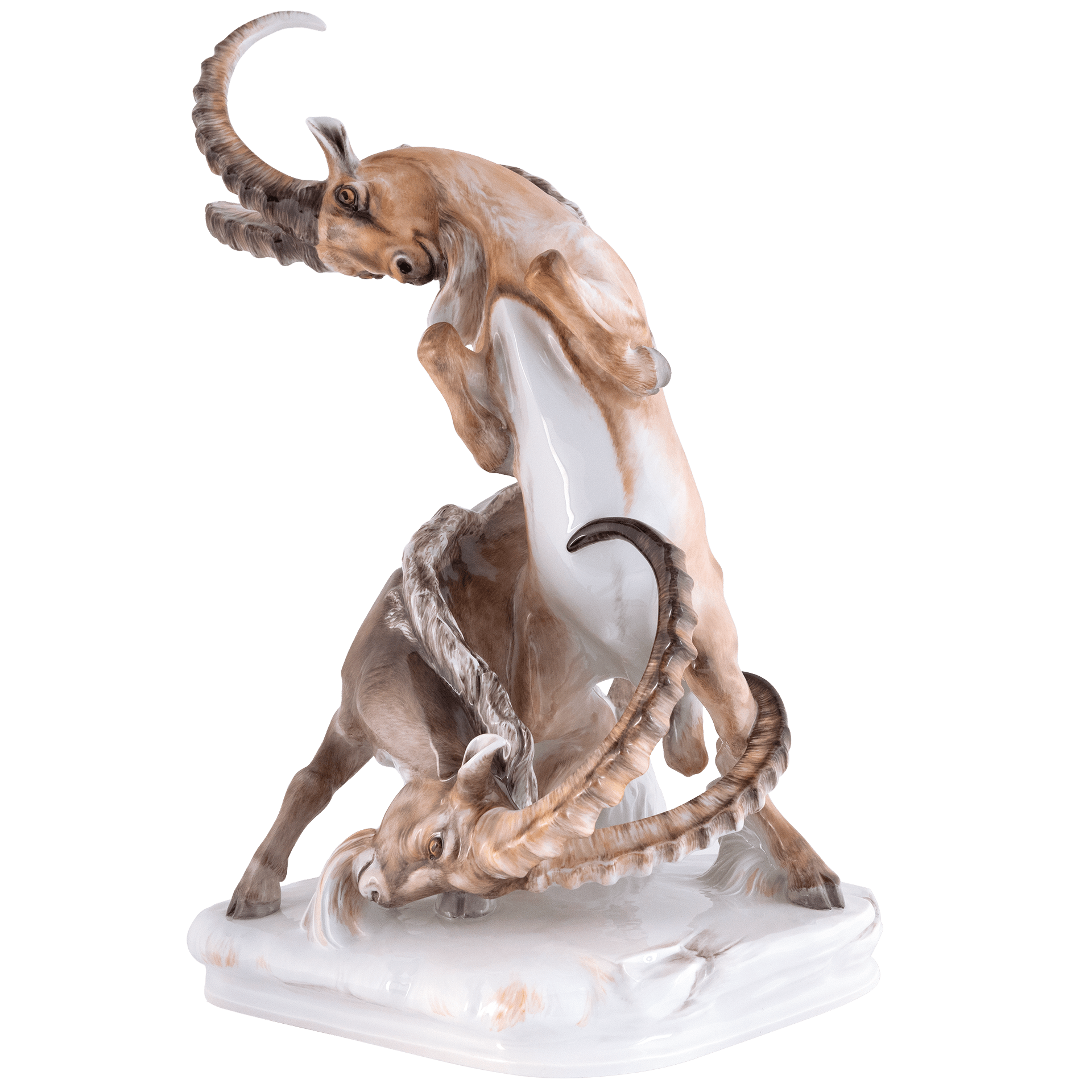 Steinböcke, Lim. 25, H 44 cm | Meissen Limitierte Meisterwerke 900184-78062 - Meissen Weimar