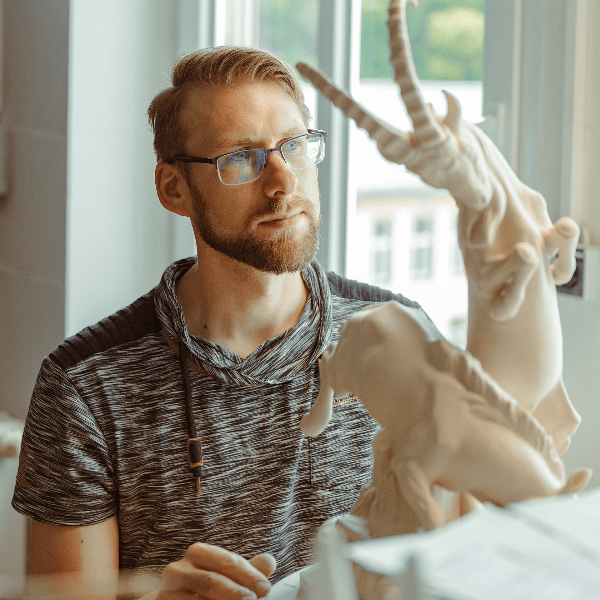 Steinböcke, Lim. 25, H 44 cm | Meissen Limitierte Meisterwerke 900184-78062 - Meissen Weimar