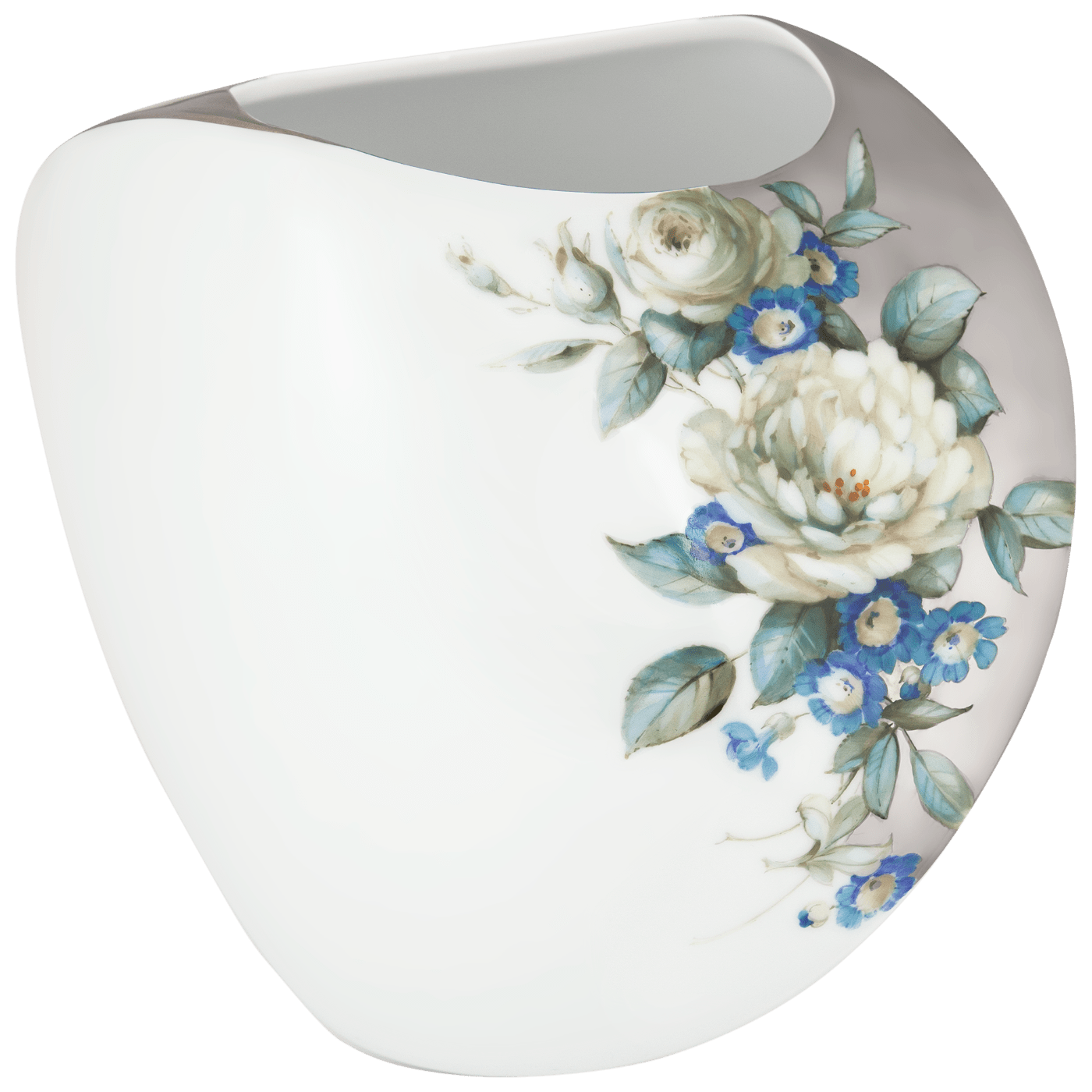 Steinvase Rosen - Farbenspiel, H 17,5 cm | Meissen Vasen Kollektion 131274 - 50108 - Meissen Weimar