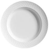 Suppenteller, Biskuit Weiß, Ø 23 cm | Meissen No.41 Wellenspiel Relief