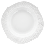 Suppenteller Biskuit Weiß Ø 23,5 cm | Meissen Wellenspiel Relief