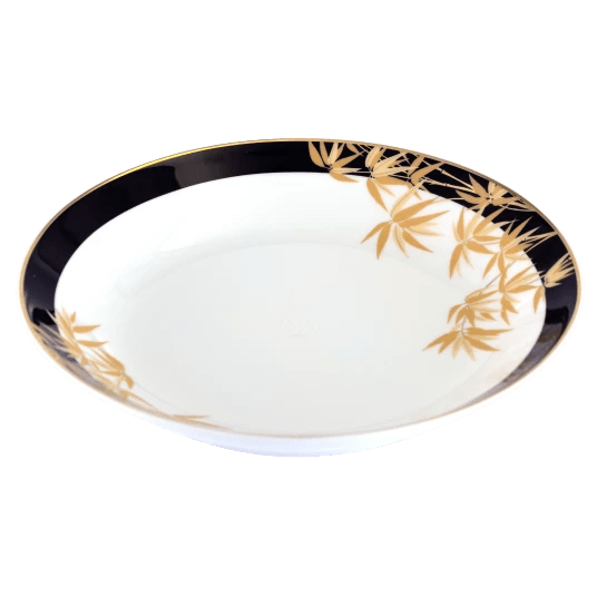 Suppenteller, "Golden Bamboo", Ø 20,5 cm | 79A948-37487 - Meissen Weimar