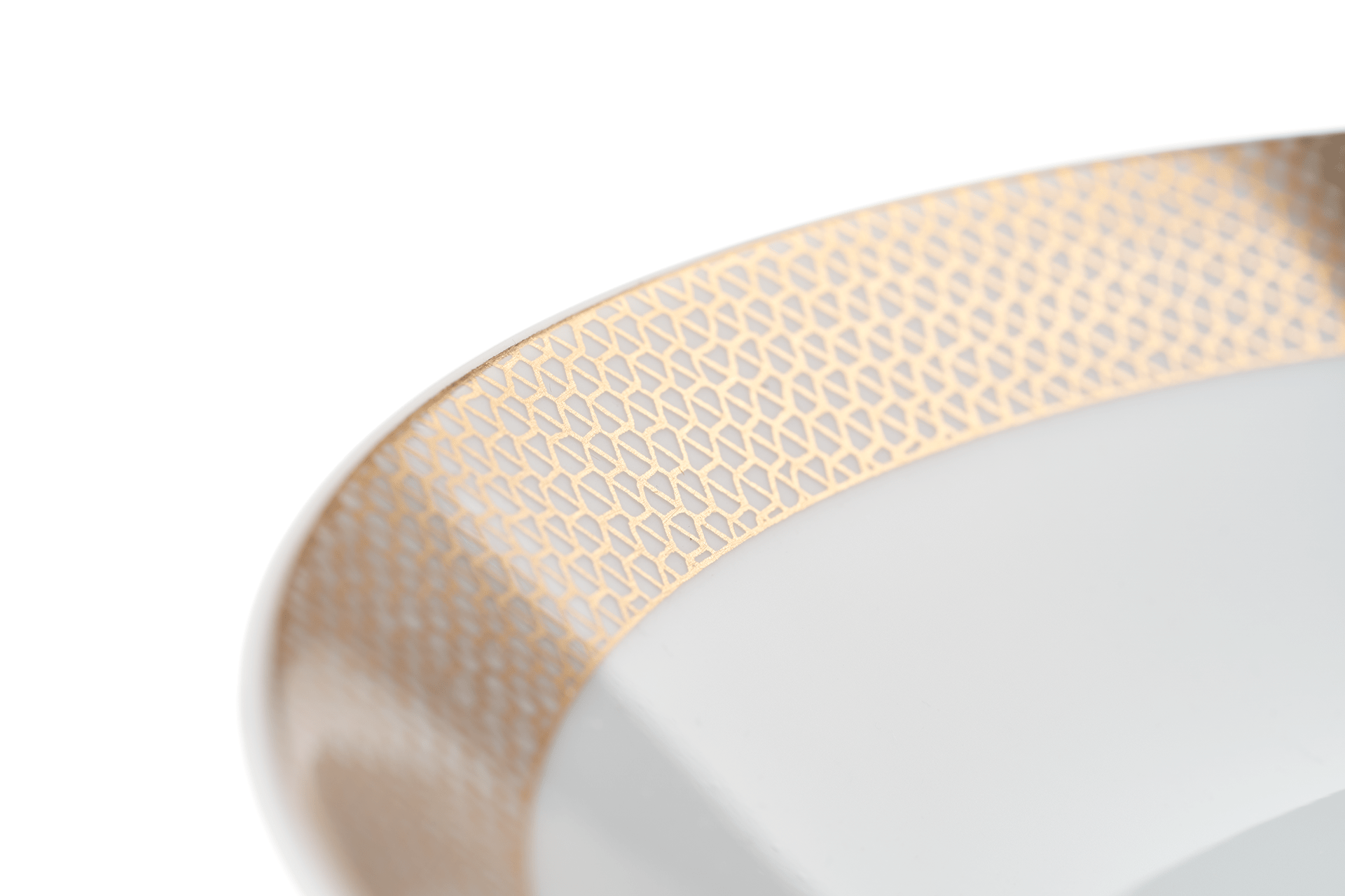 Suppenteller, Mesh Gold, Ø 20,5 cm | Meissen Cosmopolitan 79a166 - 37487 - Meissen Weimar