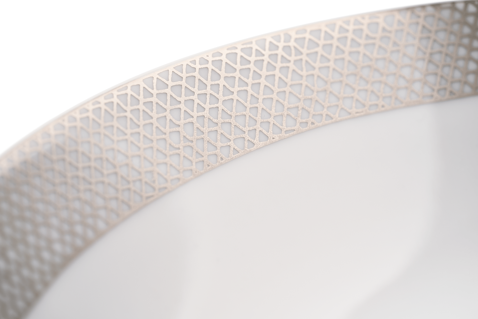 Suppenteller, Mesh Platin, Ø 20,5 cm | Meissen Cosmopolitan 79a266 - 37487 - Meissen Weimar
