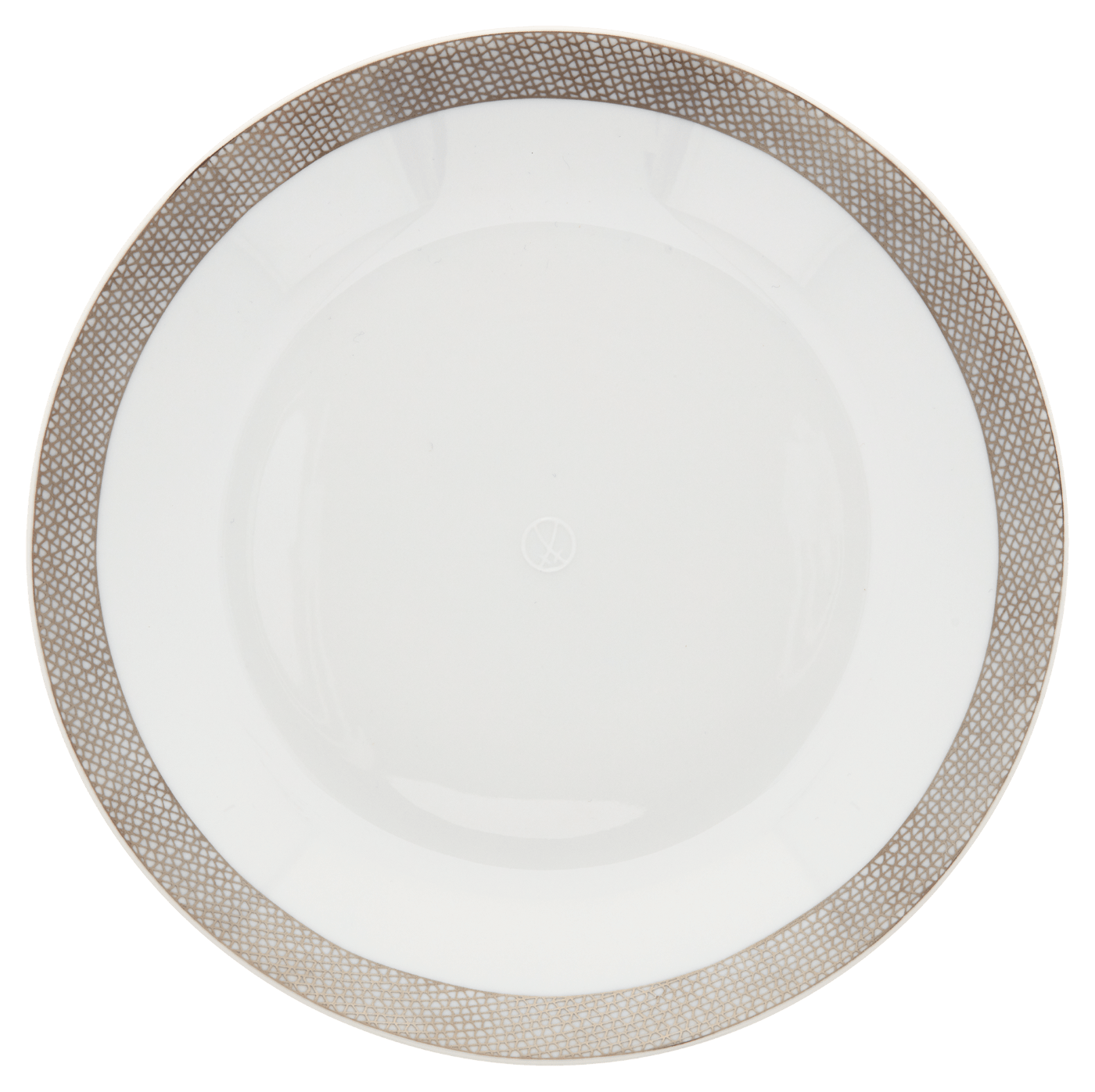 Suppenteller, Mesh Platin, Ø 20,5 cm | Meissen Cosmopolitan 79a266 - 37487 - Meissen Weimar