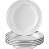 Suppenteller-Set, Weiß, Ø 22 cm, 6-teilig | Meissen No.41 Royal Blossom