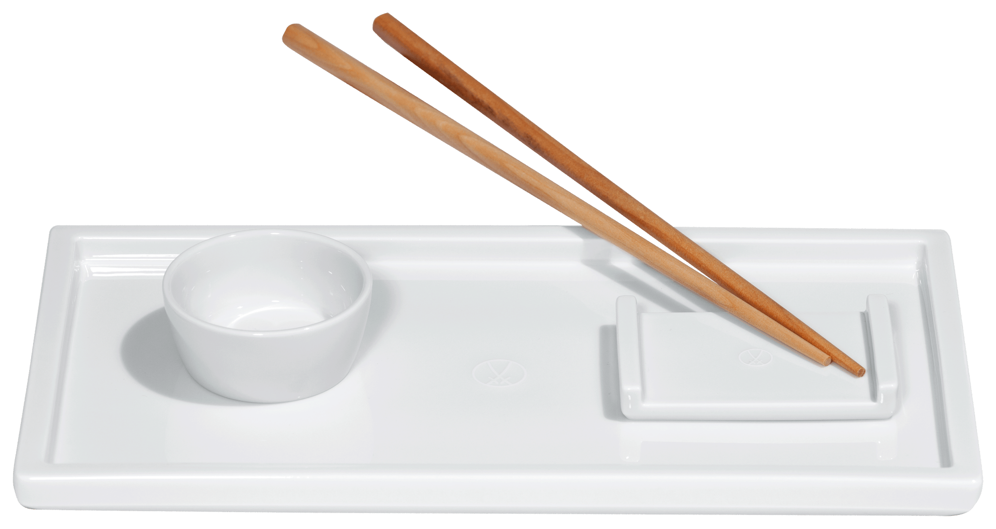 Sushi - Set, 3 - tlg,Weiß | Accessoires Meissen Cosmopolitan 000001 - C3724 - Meissen Weimar