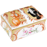 Tabatiere mit Relief, "Der Flirt", 4,8 cm | Meissen Limitierte Meisterwerke