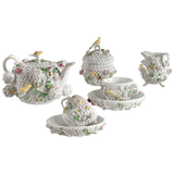 Tafelservice Schneeballset mit Vögeln, Porzellan, Limitiert 25 Stück | Meissen Limitierte Meisterwerke