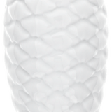Baumschmuck Tannenzapfen, Weiß, H 8,5 cm | Meissen Geschenke
