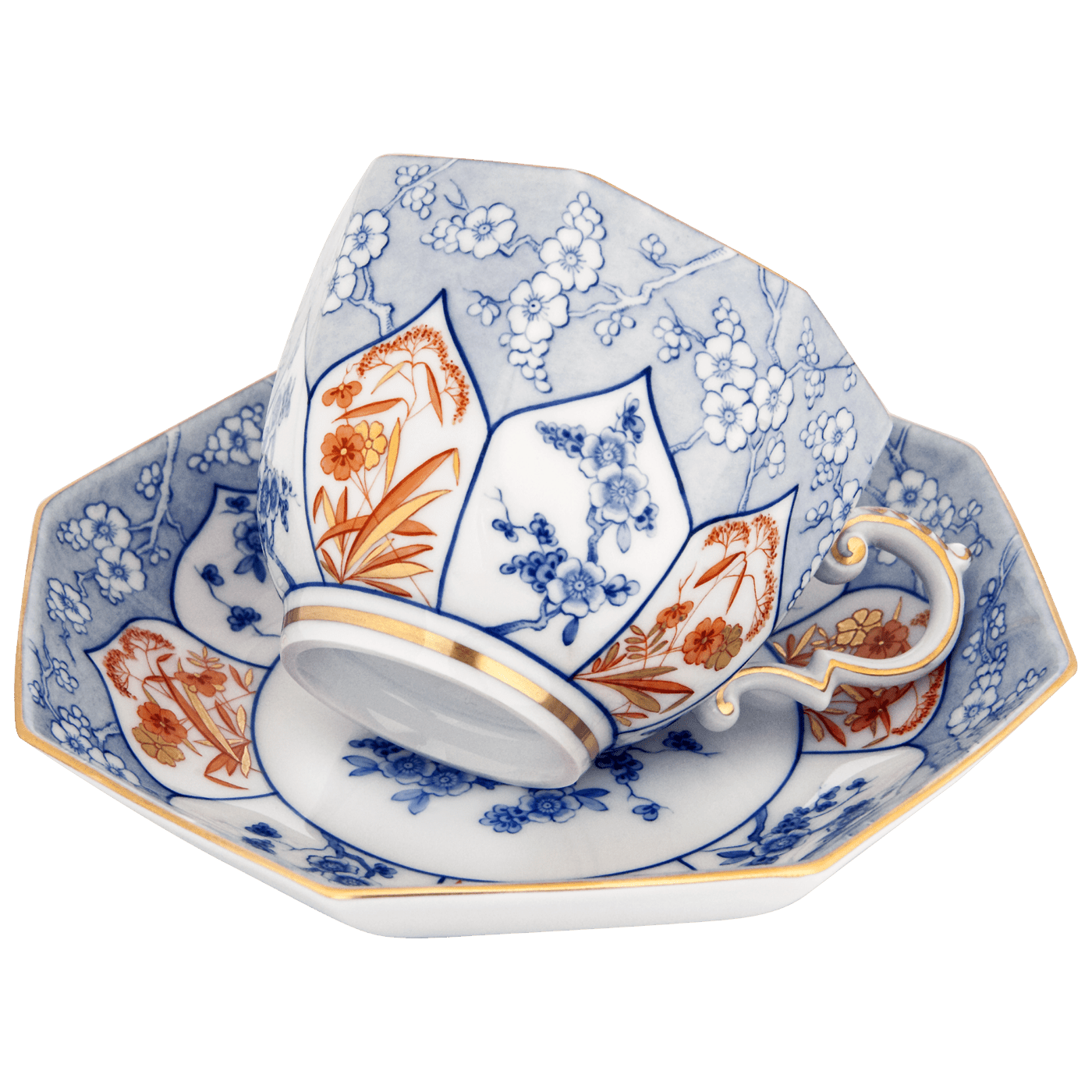 Tasse Japanische Blumenzweige und Gräser, Ø 14,6 cm, limitiert | Meissen Fine Dining 408074 - 55836 - Meissen Weimar