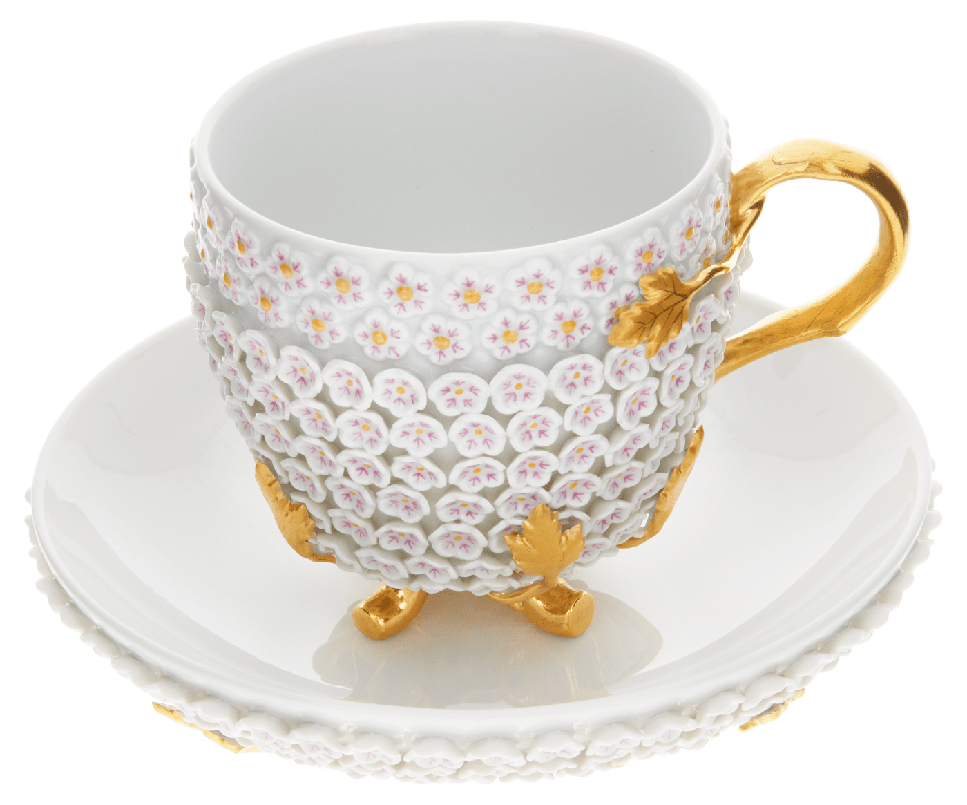 Tasse mit Schneeballblüten Weiß, H 8,5 cm | Meissen Exklusiv - Kollektion 900380 - 82630 - Meissen Weimar