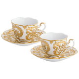Tassen-Set Tulpen mit goldenen Blättern, Limitierte Edition, 2-teilig | Meissen Limited Edition
