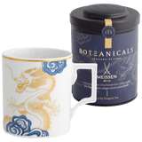 Tee-Set Glücksdrachen, 2-tlg., BOTEANICALS-Tee 100g, Henkelbecher "Glücksdrachen" | Meissen-Set Kollektion Genußwelten