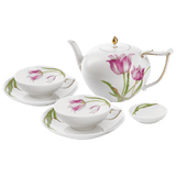 Tee-Set, Tulpenmalerei, Gewicht 1270 g | Meissen Fine Dining
