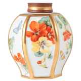 Teedose "Kapuzinerkresse mit Schmetterlingen", Lim. 50, H 10,5 cm | Meissen Limited Edition