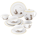 Teeset "Grafische Szenen nach Höroldt", Lim. 25, Form "Vitruv" | Meissen Limitierte Meisterwerke