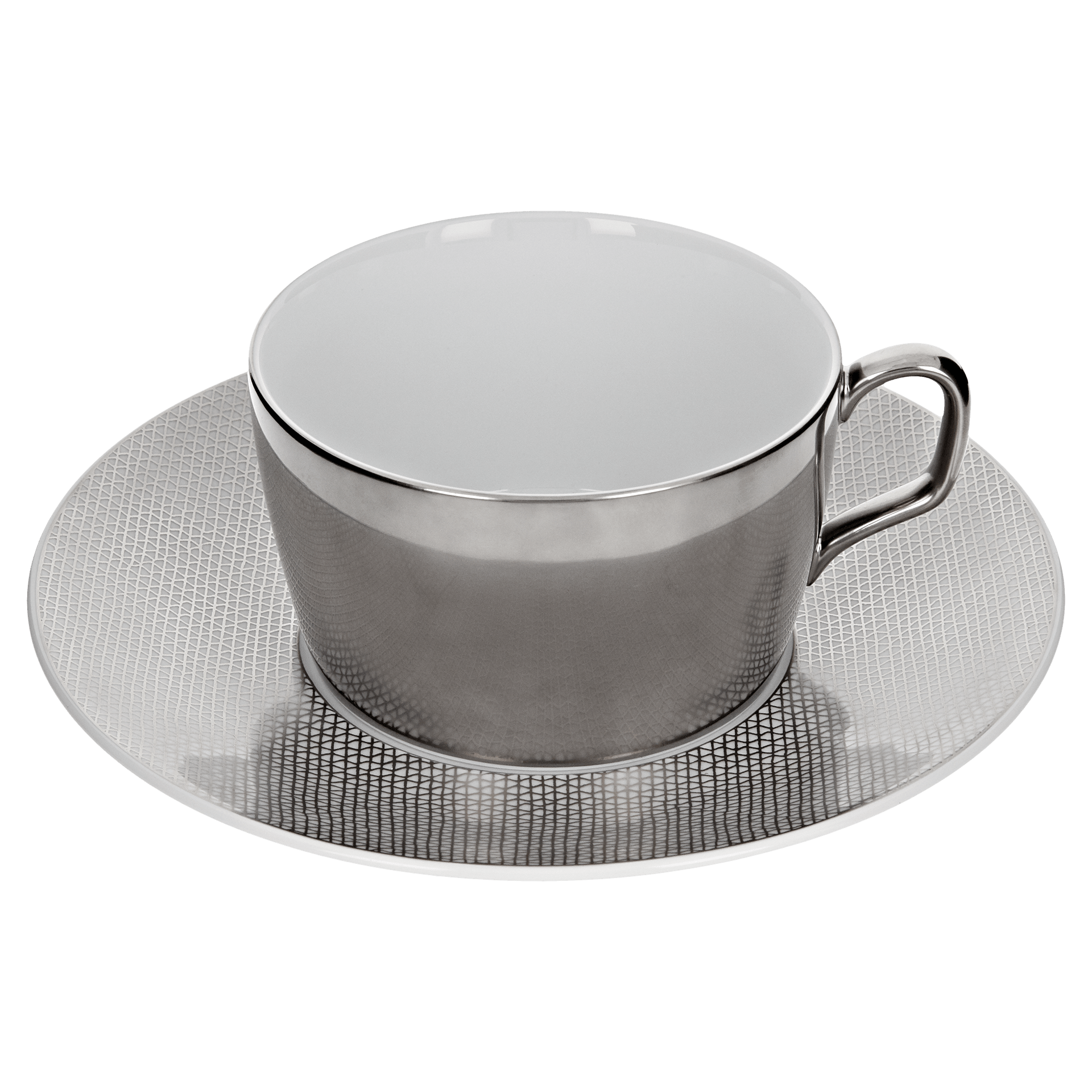 Teetasse Mesh Platin, Ø 16,5 cm, 0,2 l | Meissen Cosmopolitan k00001 - 37633 - Meissen Weimar
