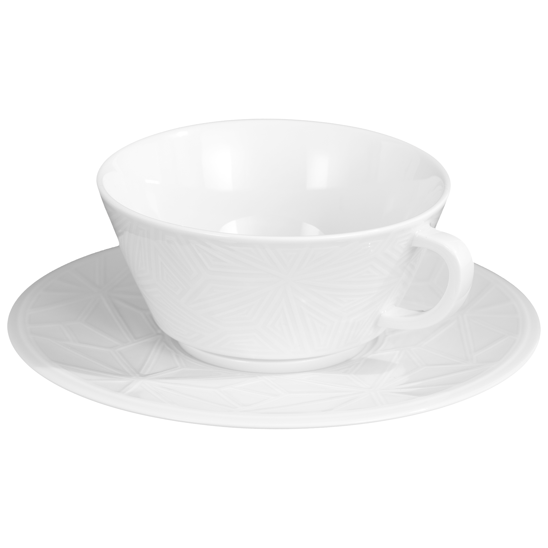 Teetasse V 0,2 l, Weiß, Ø 16,5 cm | Meissen Vitruv Graphic 000001 - 45633 - Meissen Weimar