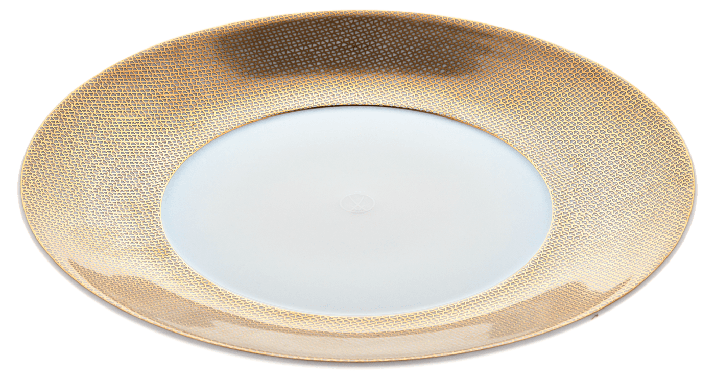 Teller, klein, Mesh, gold, Ø 20 cm | Meissen Cosmopolitan 79a165 - 37071 - Meissen Weimar