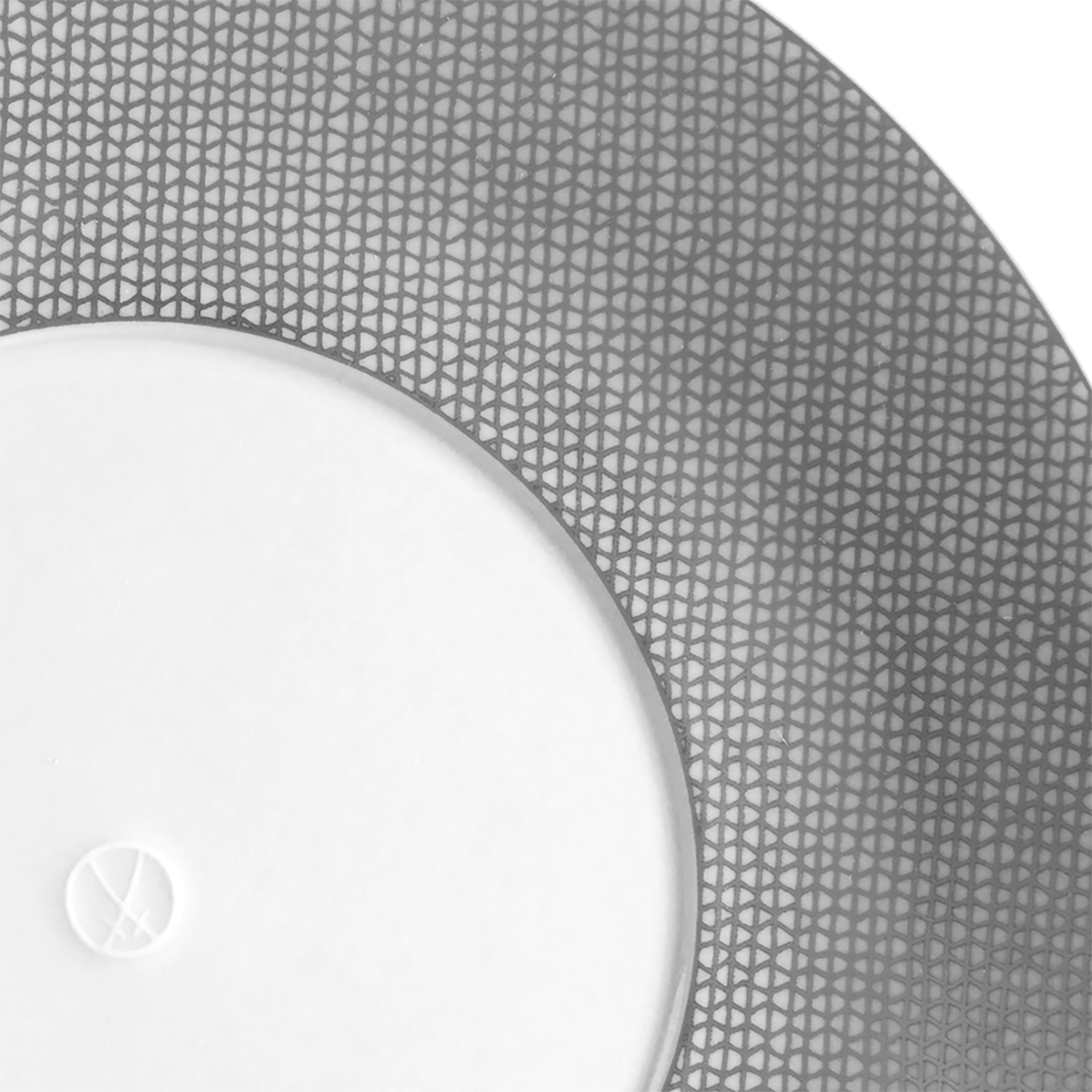 Teller, klein, Mesh, platin, Ø 20 cm | Meissen Cosmopolitan 79A265 - 37071 - Meissen Weimar