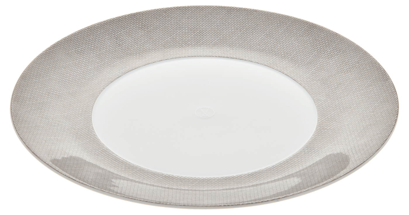 Teller, klein, Mesh, platin, Ø 20 cm | Meissen Cosmopolitan 79A265 - 37071 - Meissen Weimar