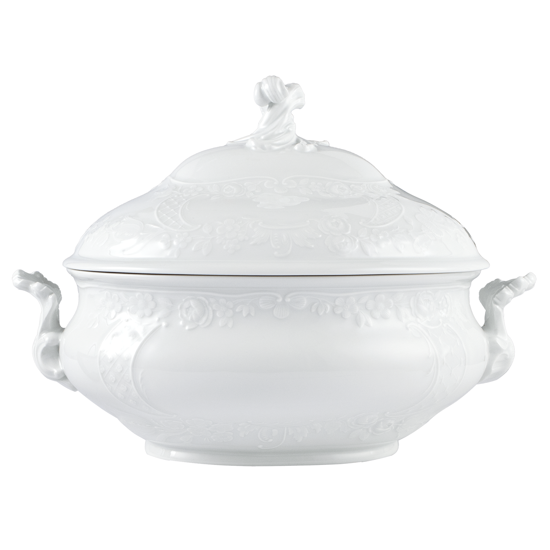 Terrine, Weiß, H 29.5 cm | Meissen Fine Dining 000001 - 03029 - Meissen Weimar