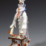 Thüringer Wurstverkäufer, Bunt und gold staffiert | Meissen Miniaturfiguren-Edition