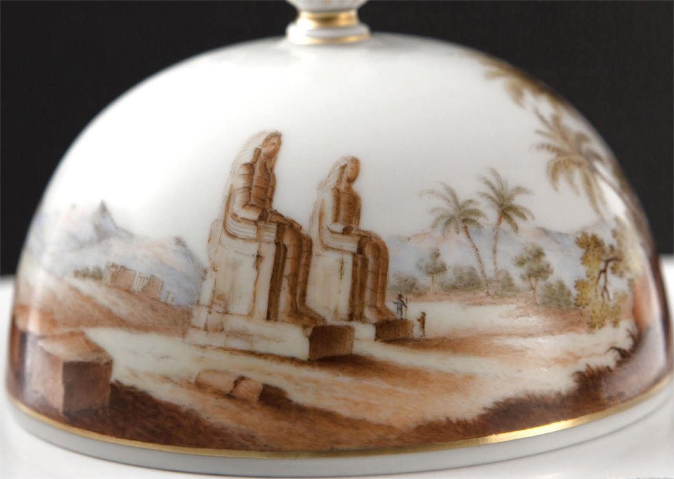 Tintengefäß Ägyptische Ansichten Gold H 15,4 cm | Meissen Limitierte Meisterwerke 296384 - 52786 - Meissen Weimar