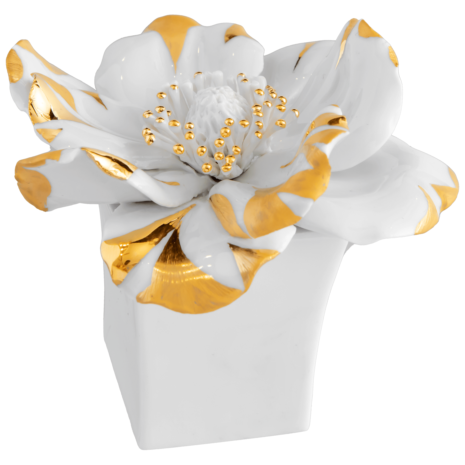 Tischblume Anemone, Gold staffiert, H 7 cm | Meissen Fine Dining 900200 - 81787 - Meissen Weimar