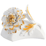 Tischblume Aster, Gold staffiert, H 7 cm | Accessoires Meissen Royal Blossom