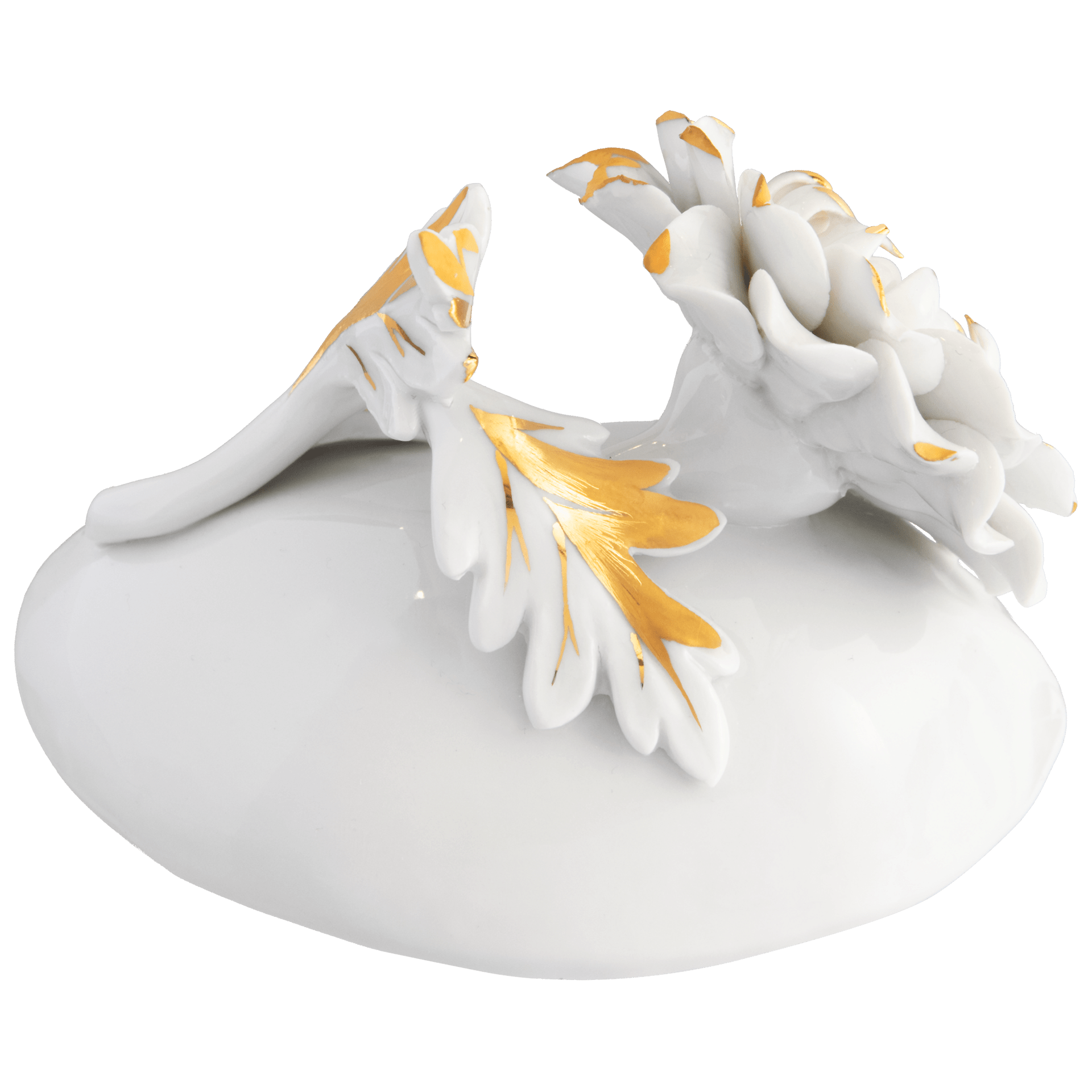 Tischblume Aster, Gold staffiert, H 7 cm | Accessoires Meissen Royal Blossom 900200 - 81789 - Meissen Weimar