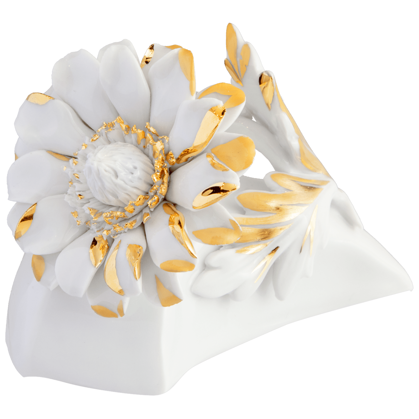 Tischblume Klassische Blüte Gold, H 5,5 cm | Accessoires Meissen Royal Blossom 900200 - 81779 - Meissen Weimar