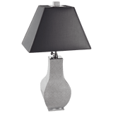 Tischleuchte Mesh Platin H 49 cm | Meissen Leuchter Kollektion