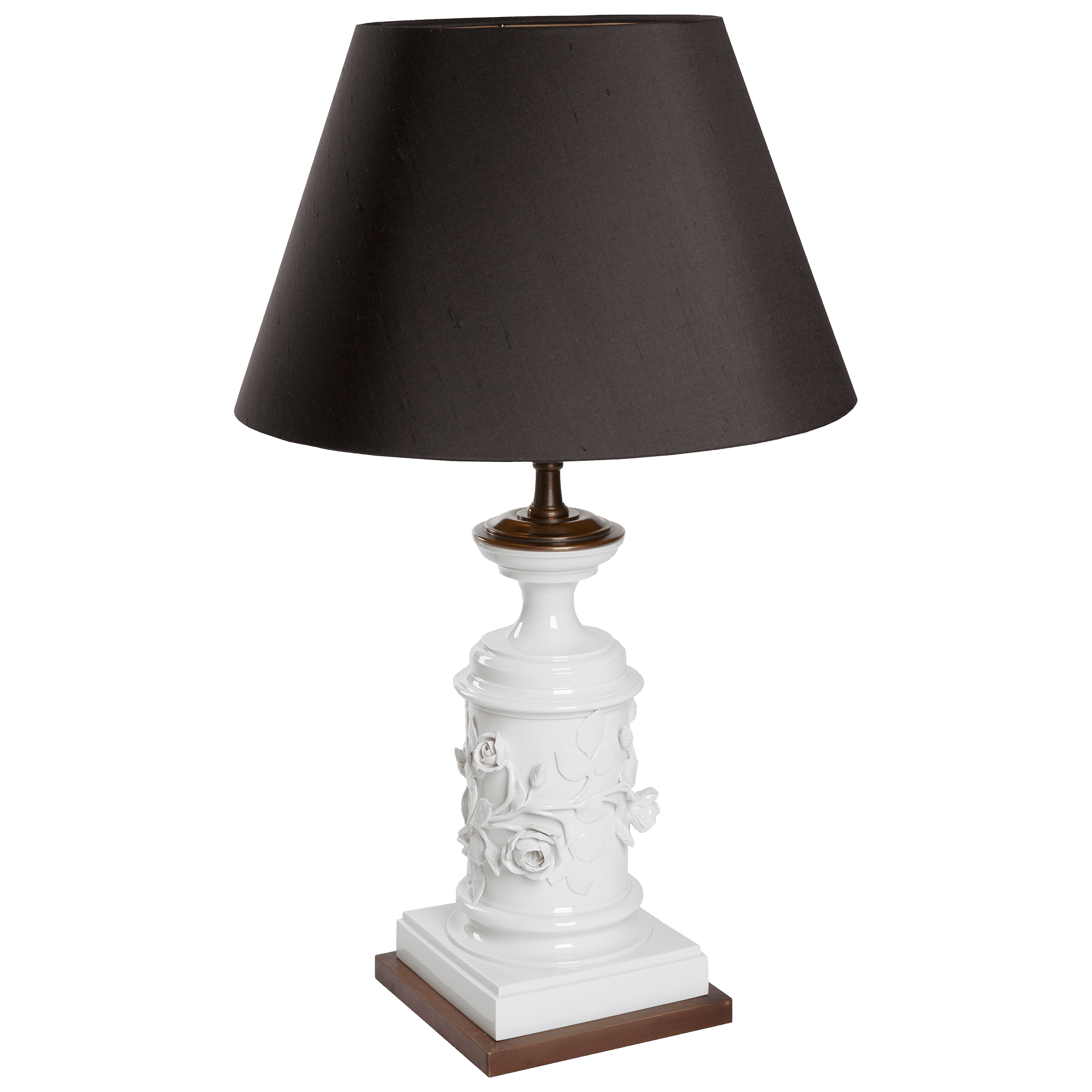 Tischleuchte Weiß H 55 cm | Meissen Fine Dining 000001 - 80m06 - Meissen Weimar