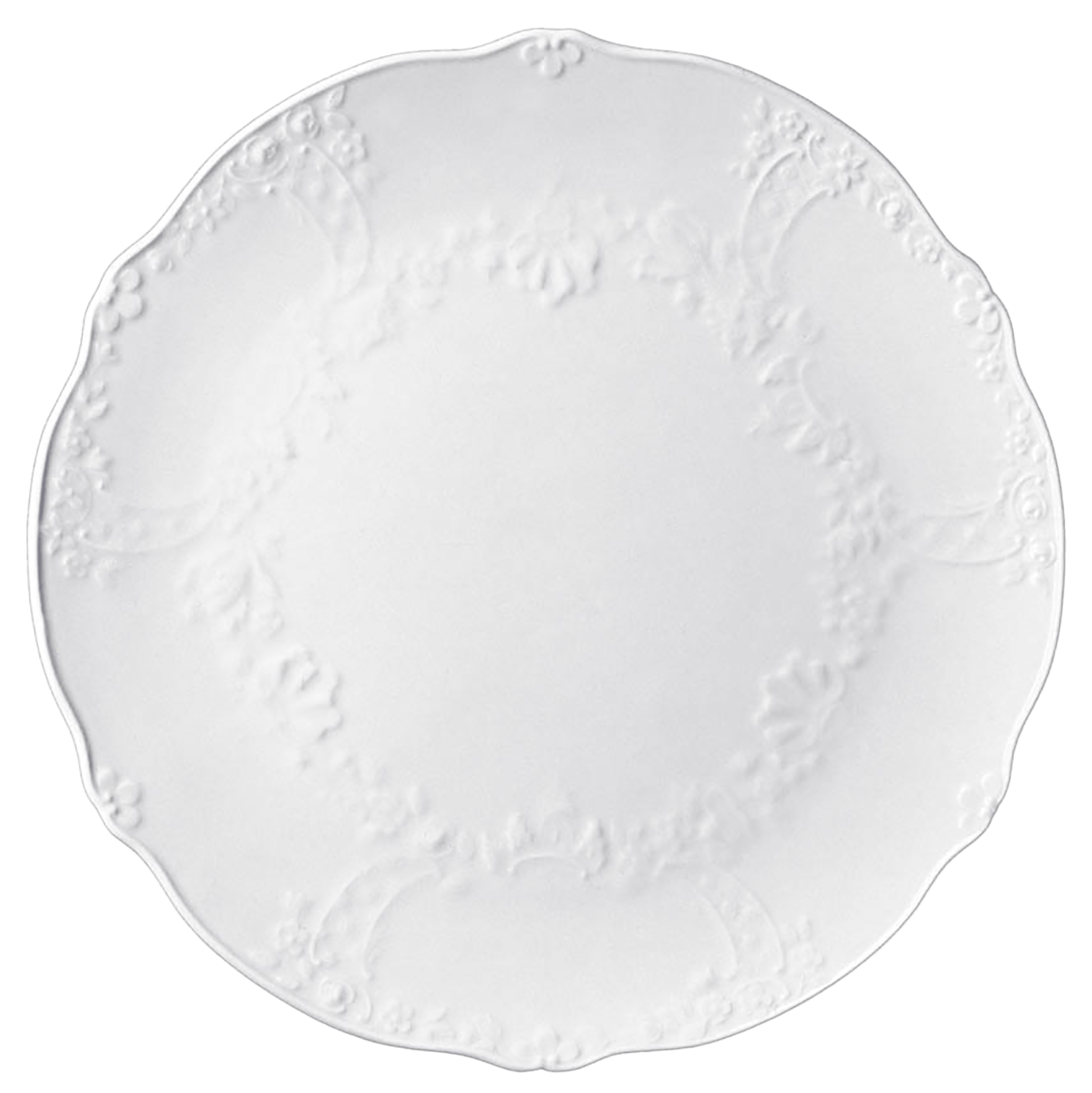 Tortenplatte, Weiß, Ø 32 cm | Meissen Kollektion Markenzeichen 000001 - 03510 - Meissen Weimar