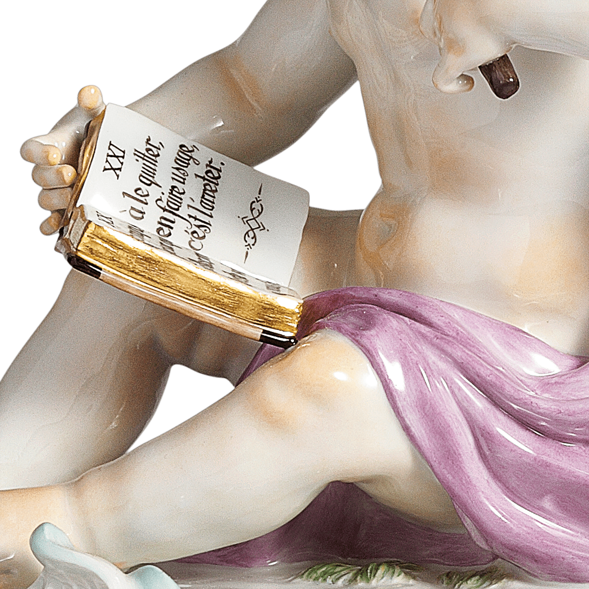 Uhr mit Blumenrelief, Porzellan, H 27 cm | Meissen Exklusiv - Kollektion 900380 - 60m01 - Meissen Weimar