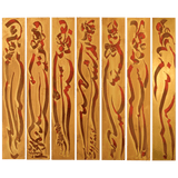 Unikat Wandbild 7 Graces, Porzellan, H 45 cm | Meissen Wandbilder-Edition
