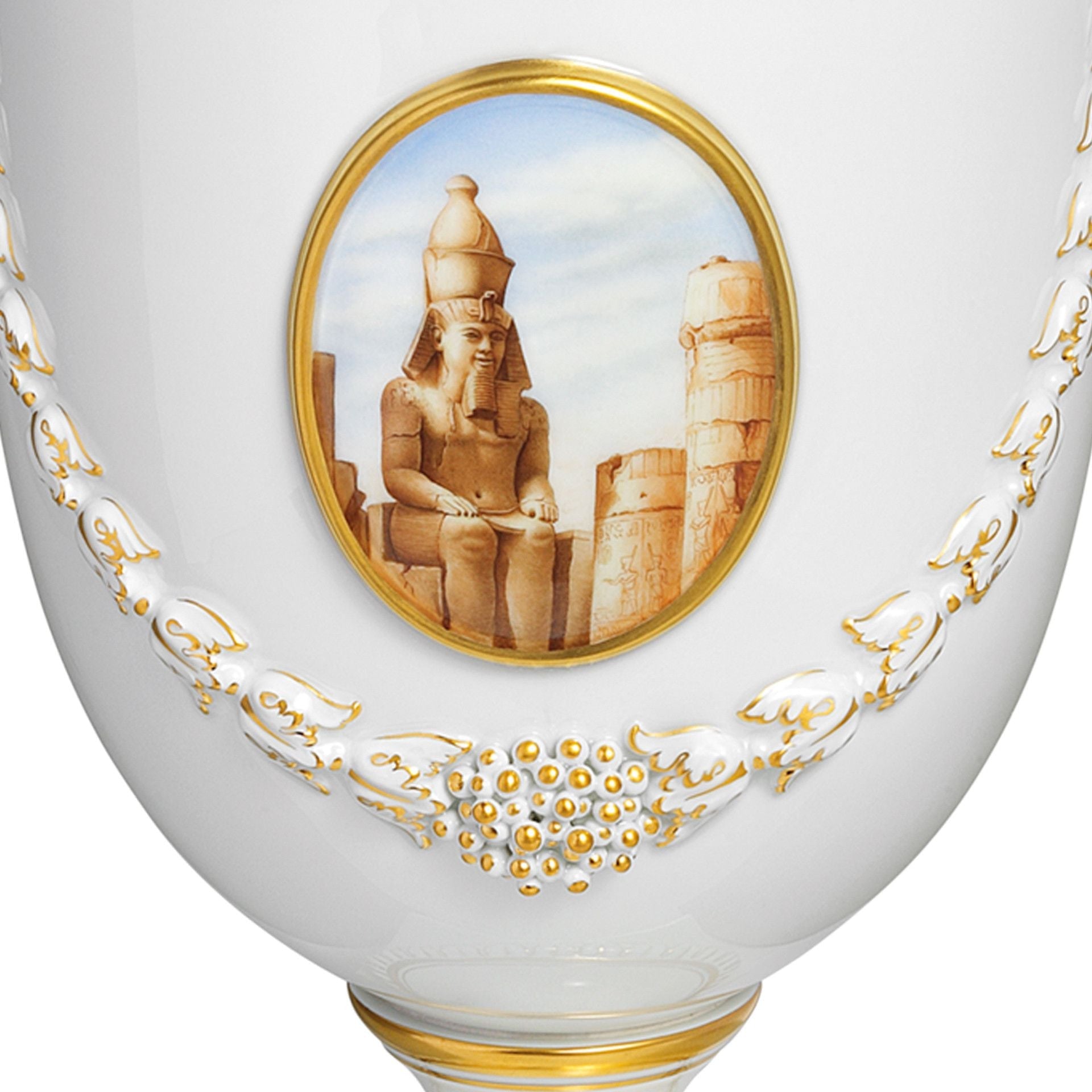 Vase Ägyptische Landschaften, H 41 cm | Meissen Limitierte Meisterwerke 296384 - 51236 - Meissen Weimar