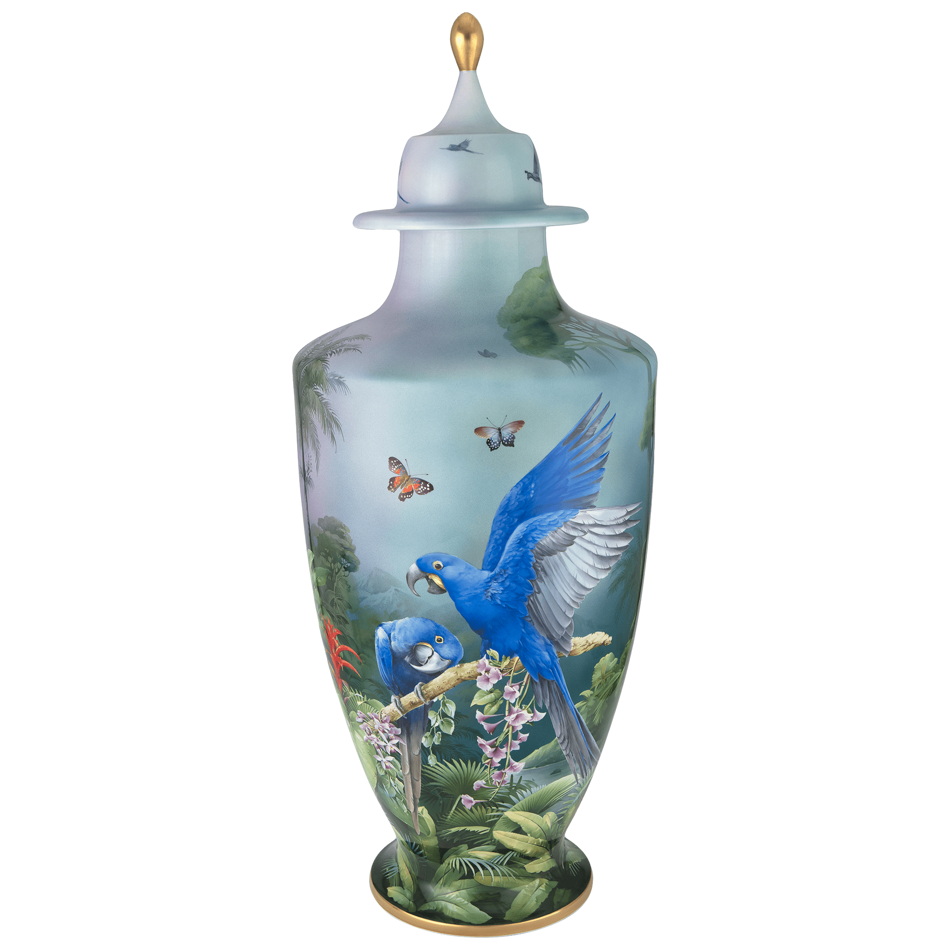 Vase Amazonas handbemalt H 102 cm | Meissen Exklusiv - Kollektion 930180-51a50 - Meissen Weimar