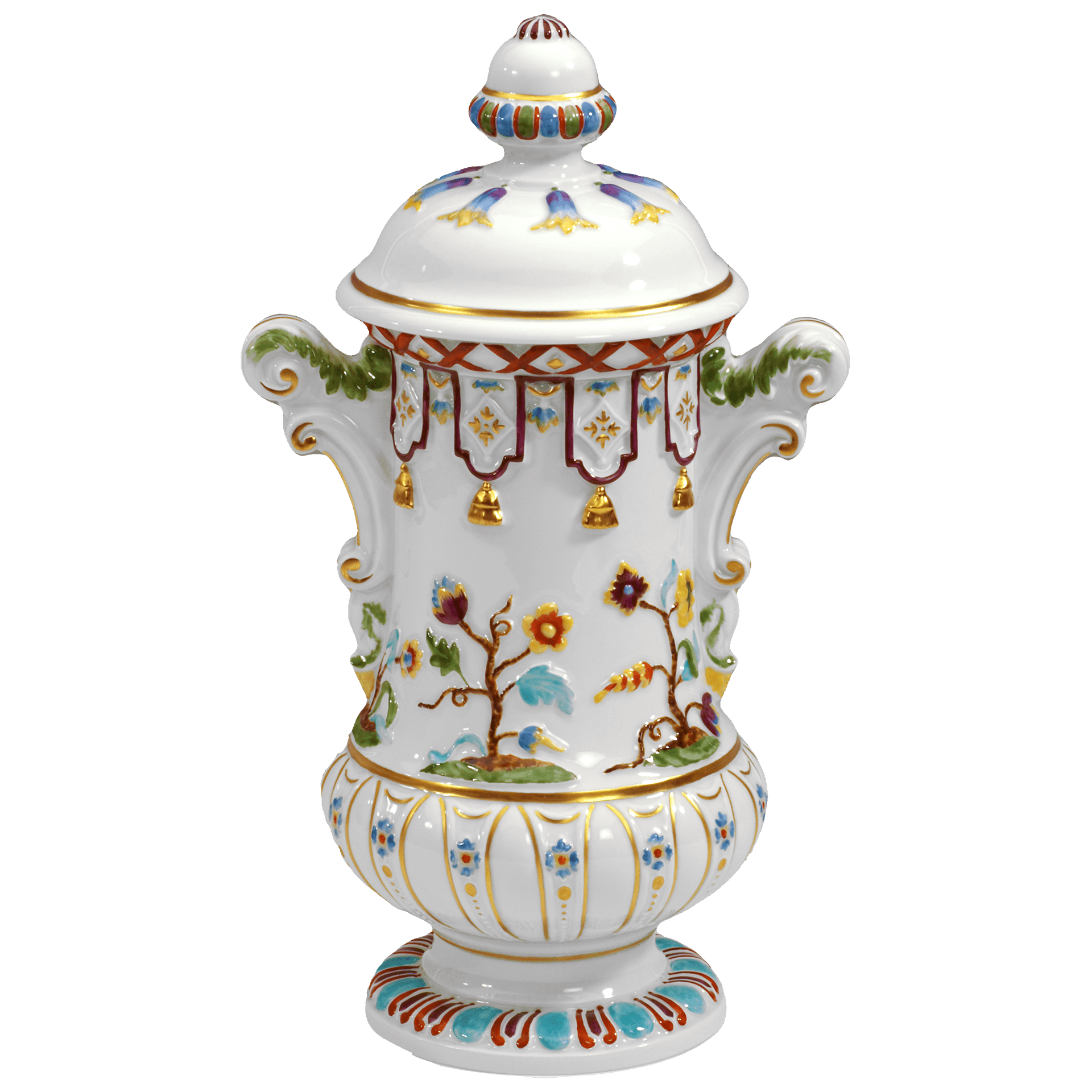 Vase Balusterbelägen, limitiert, H 33 cm | Meissen Limitierte Meisterwerke 900382 - 82383 - Meissen Weimar