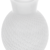 Vase Biskuit Weiß, H 20,5 cm | Meissen Wellenspiel Relief